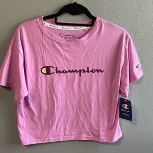 NWT Champion pink crop top. Size X-Small.